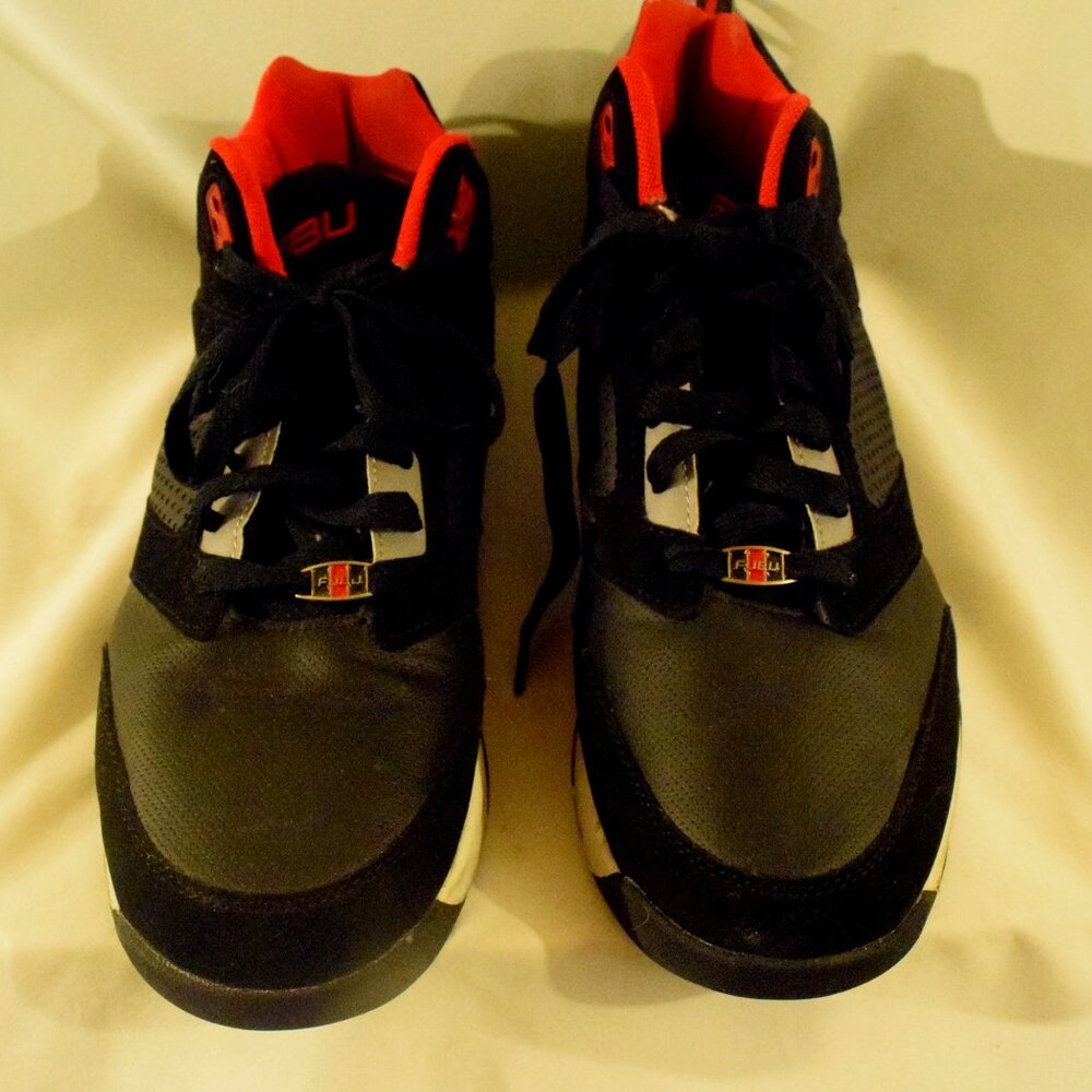 Fubu Mens High Top Sneakers Red Black US Size 12 Basketball Shoes Vintage
